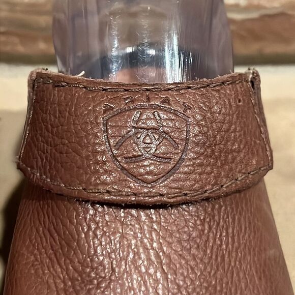 Ariat Brown Leather Convertible Mule - Picture 3 of 10